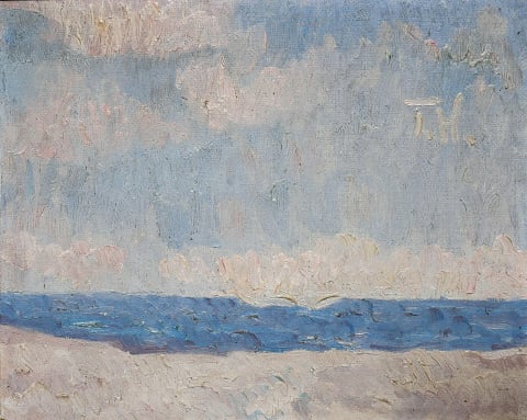 PAINTINGS - Traian HRIȘCĂ, Seascape