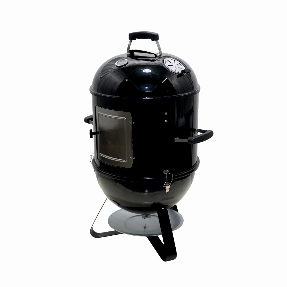 Afumatoare cu gratar pe carbuni KLUGMEISTER KY8560LD, material otel, diametru gratar 44 cm, dimensini 62x49x96 cm [1]