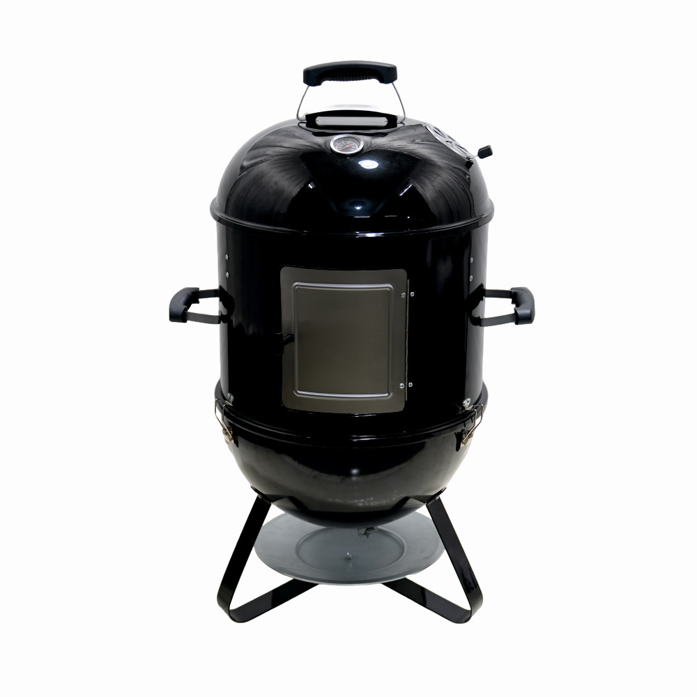 Afumatoare cu gratar pe carbuni KLUGMEISTER KY8560LD, material otel, diametru gratar 44 cm, dimensini 62x49x96 cm [2]