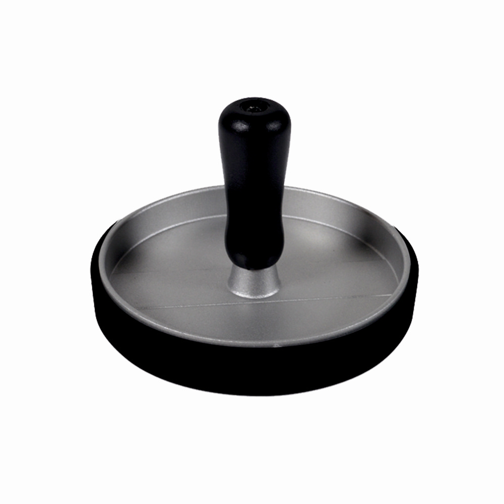 Presa pentru hamburger din aluminiu KLUGMEISTER KY1280HP, baza de plastic cu maner [1]