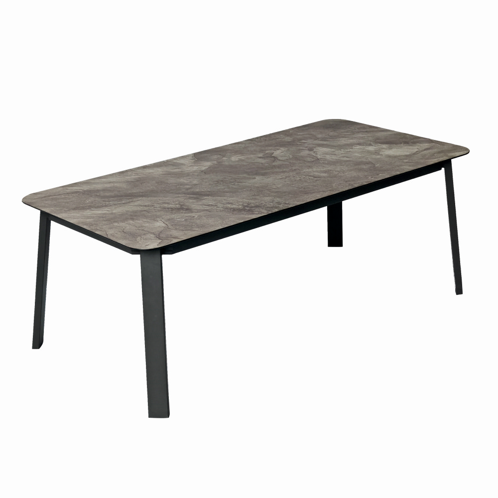 Set mobilier terasa/gradina KLUGMEISTER KJFT3407, 4 piese cu cadru de aluminiu, perne incluse, culoare gri [3]