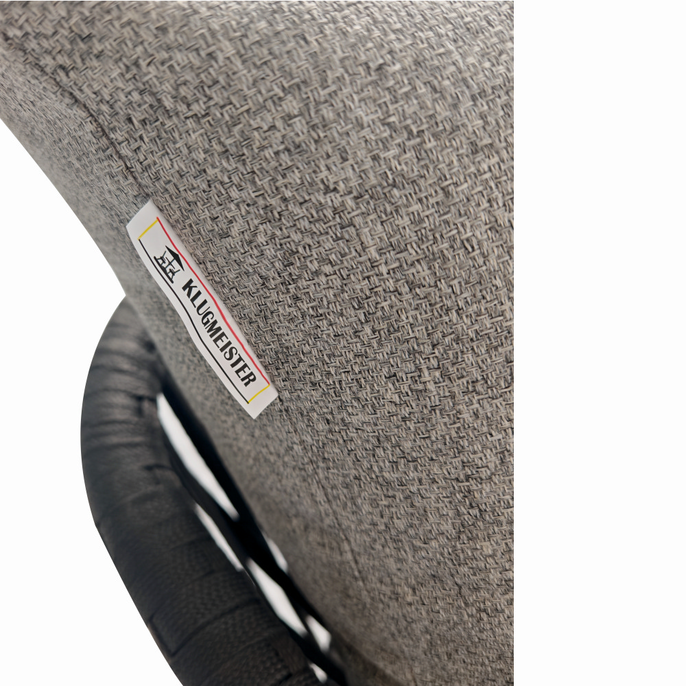 Set mobilier terasa/gradina KLUGMEISTER KJFT3407, 4 piese cu cadru de aluminiu, perne incluse, culoare gri [7]