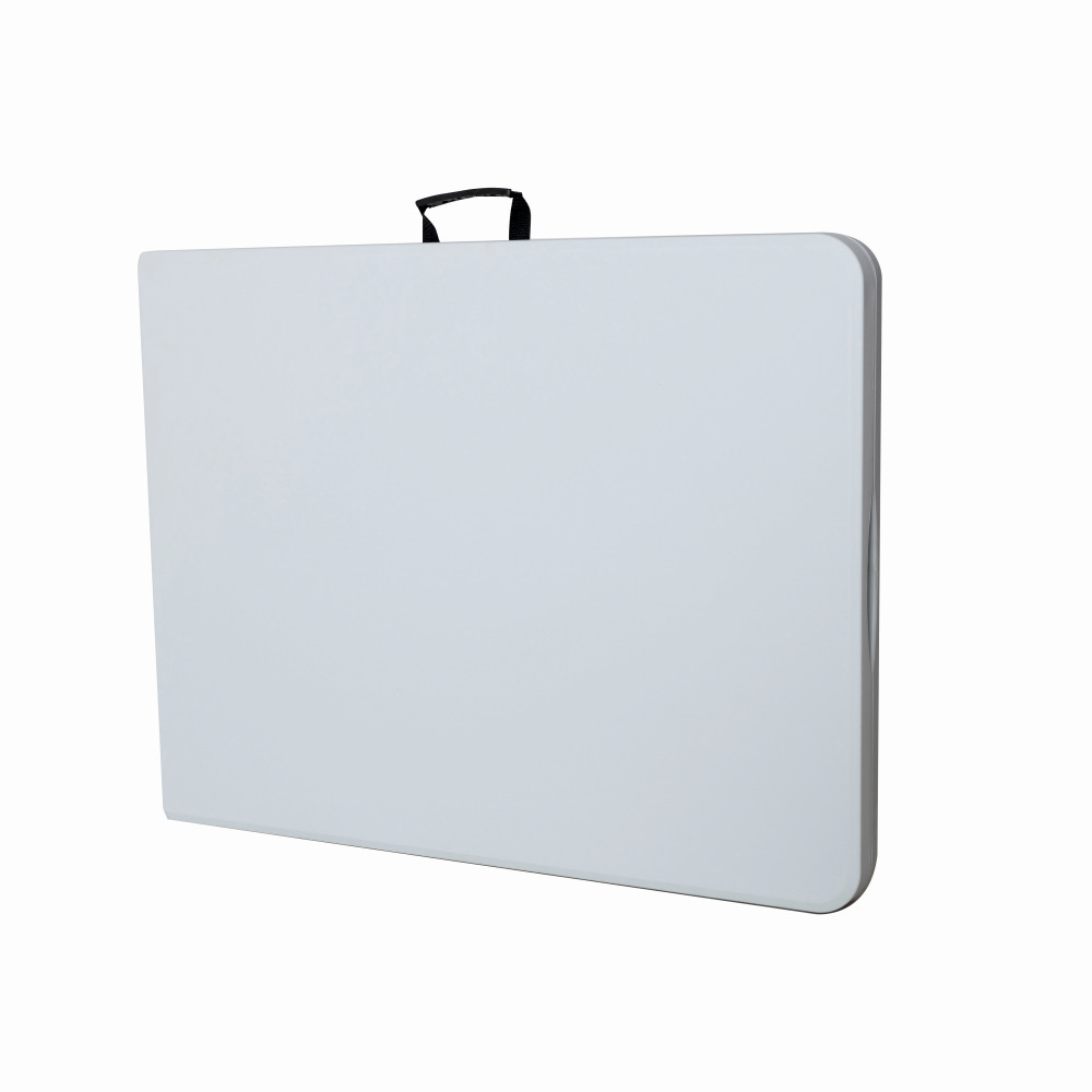 Masa pliabila 4 persoane din otel si HDPE MESTERINO KJC2061,180x70x74 cm, culoare alba [3]