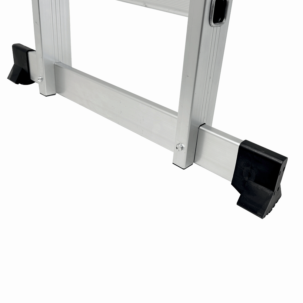 Scara multifunctionala din aluminiu cu balama MESTERINO TOOLS JL-201-4X4, 4.7 metri, 4x4 trepte, greutate maxima 150 kg [3]