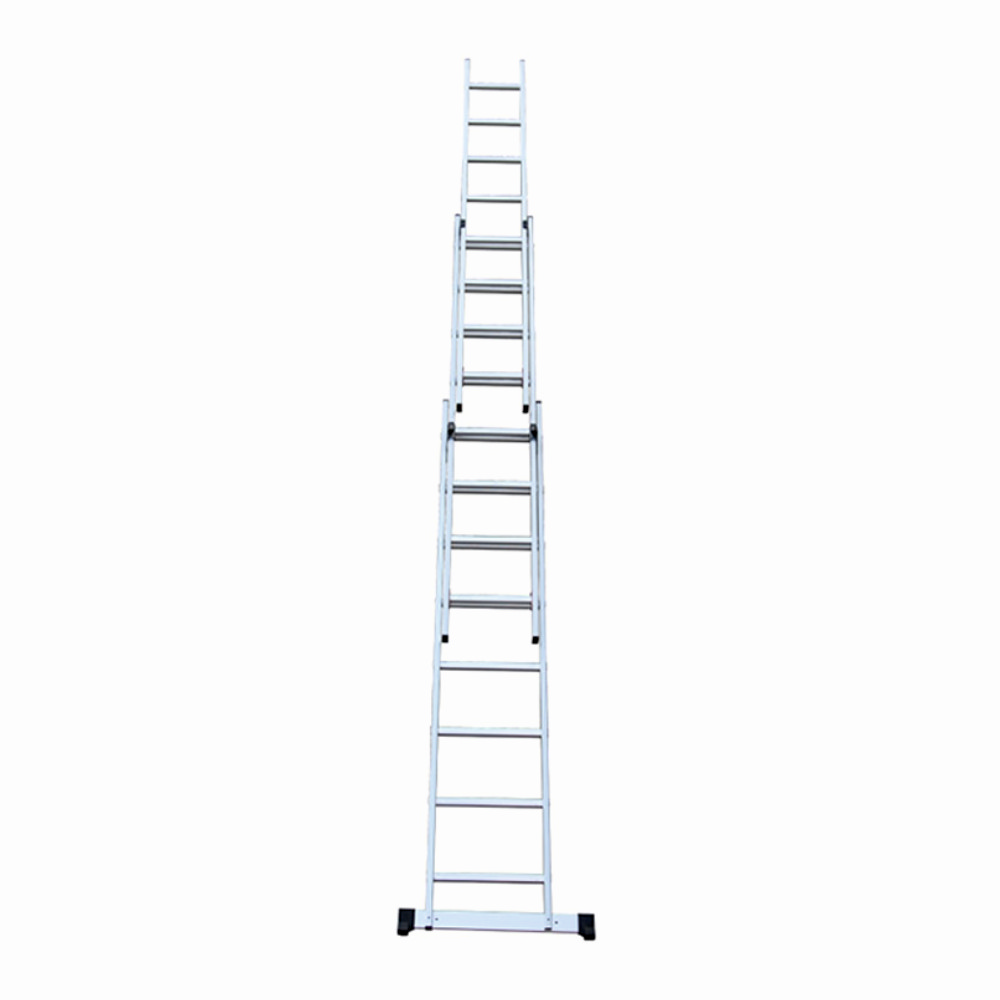 Scara combinata din aluminiu MESTERINO TOOLS JL-207-3X8, 5 metri, 3x8 trepte, greutate maxima 150 kg [2]