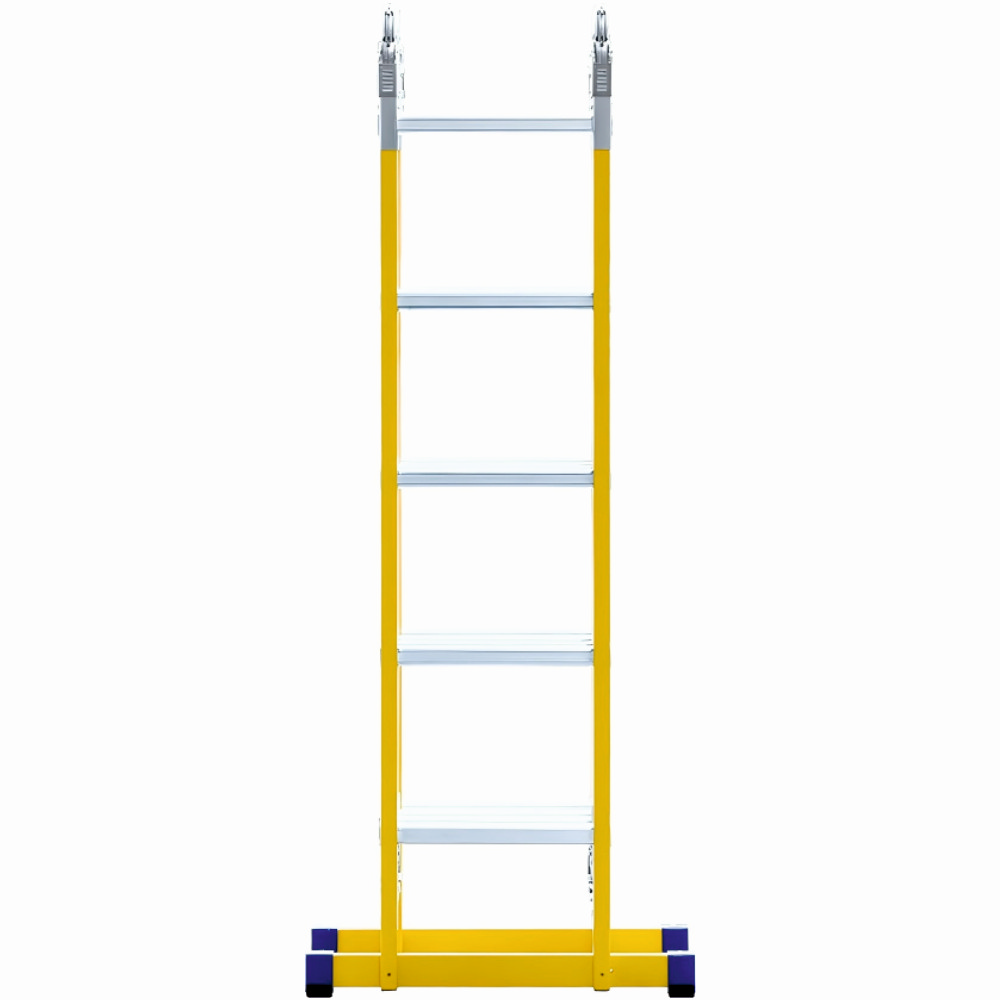 Scara combinata din fibra de sticla MESTERINO TOOLS JL-405B-4X5, 5.8 metri, 4x5 trepte, greutate maxima 150 kg [1]