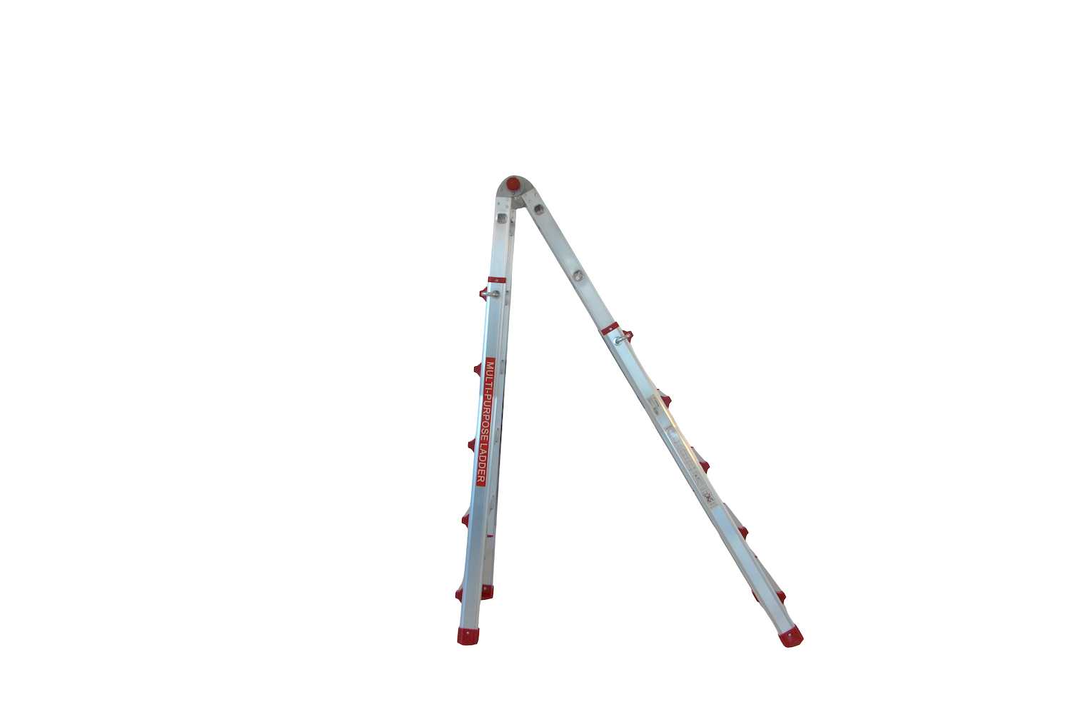 Scara multifunctionala din aluminiu cu balama MESTERINO TOOLS JL-405S-4X5, 5 metri, 4x5 trepte, greutate maxima 150 kg [4]