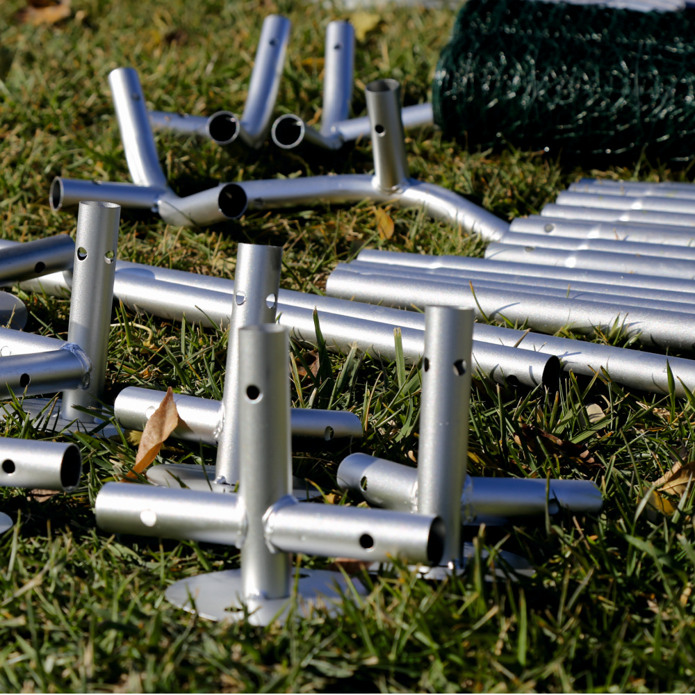 Cotet / tarc pentru pasari MESTERINO TOOLS MTGC-011, 3 x 2 x 1.95 m, otel galvanizat [5]