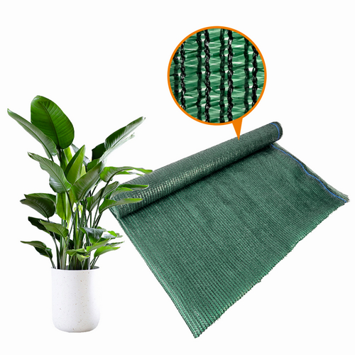 Plasa pentru umbrire, polietilena HDPE pura, MESTERINO 901550120, 1,5 m X 50 m, grad de umbrire 90%, densitate 120g/mp, verde inchis, protectie UV/IR [4]