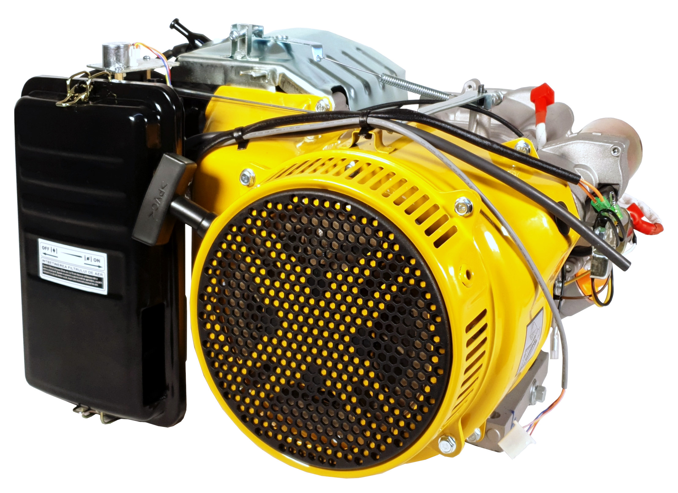 Motoare - Yihu YH188FE/A - Motor benzina 13CP, 389cc, 1C 4T OHV, ax conic, auto