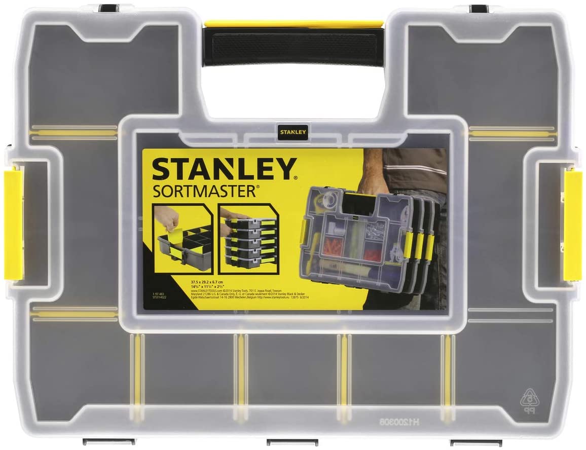 Cutii si genti pentru scule - Stanley 1-97-483 Cutie organizator junior 14 compartimente, 375x292x67mm