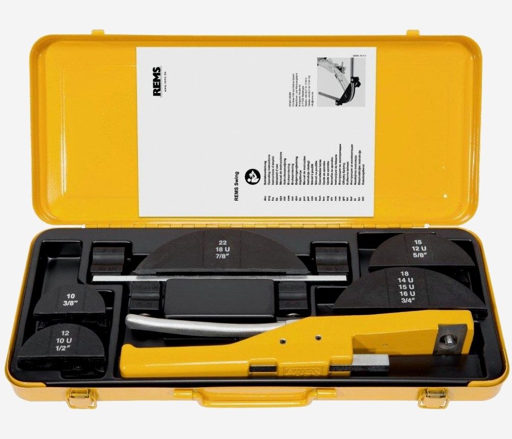 Indoire tevi - REMS Dispozitiv manual de indoit tevi cu clichet Swing Set 12-15-18-22 + 1/2-5/8-3/4-7/8" 153025