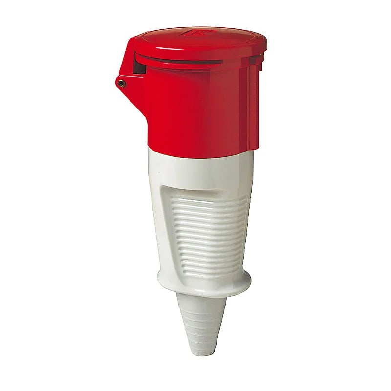 Import - Walther Priza alb rosu cu capac 6x63A, 400V