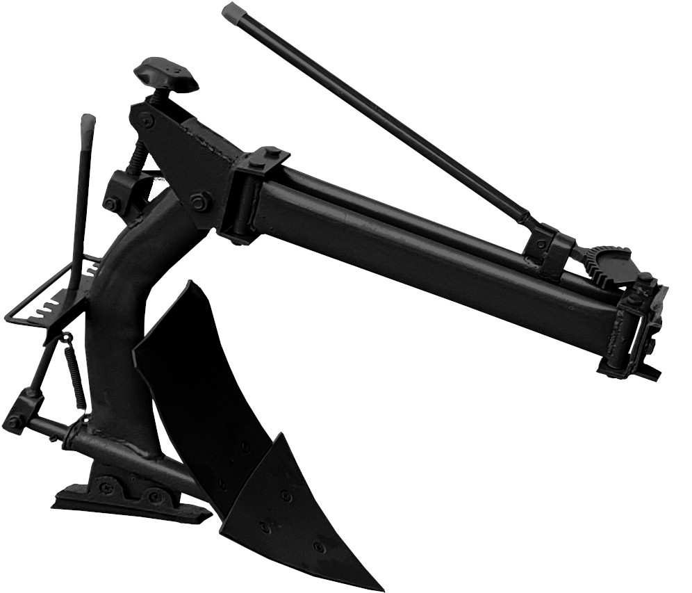 Accesorii utilaje agricole - ProGARDEN Plug reversibil, 3 trepte, 18x82cm pentru minitractoare Campo T