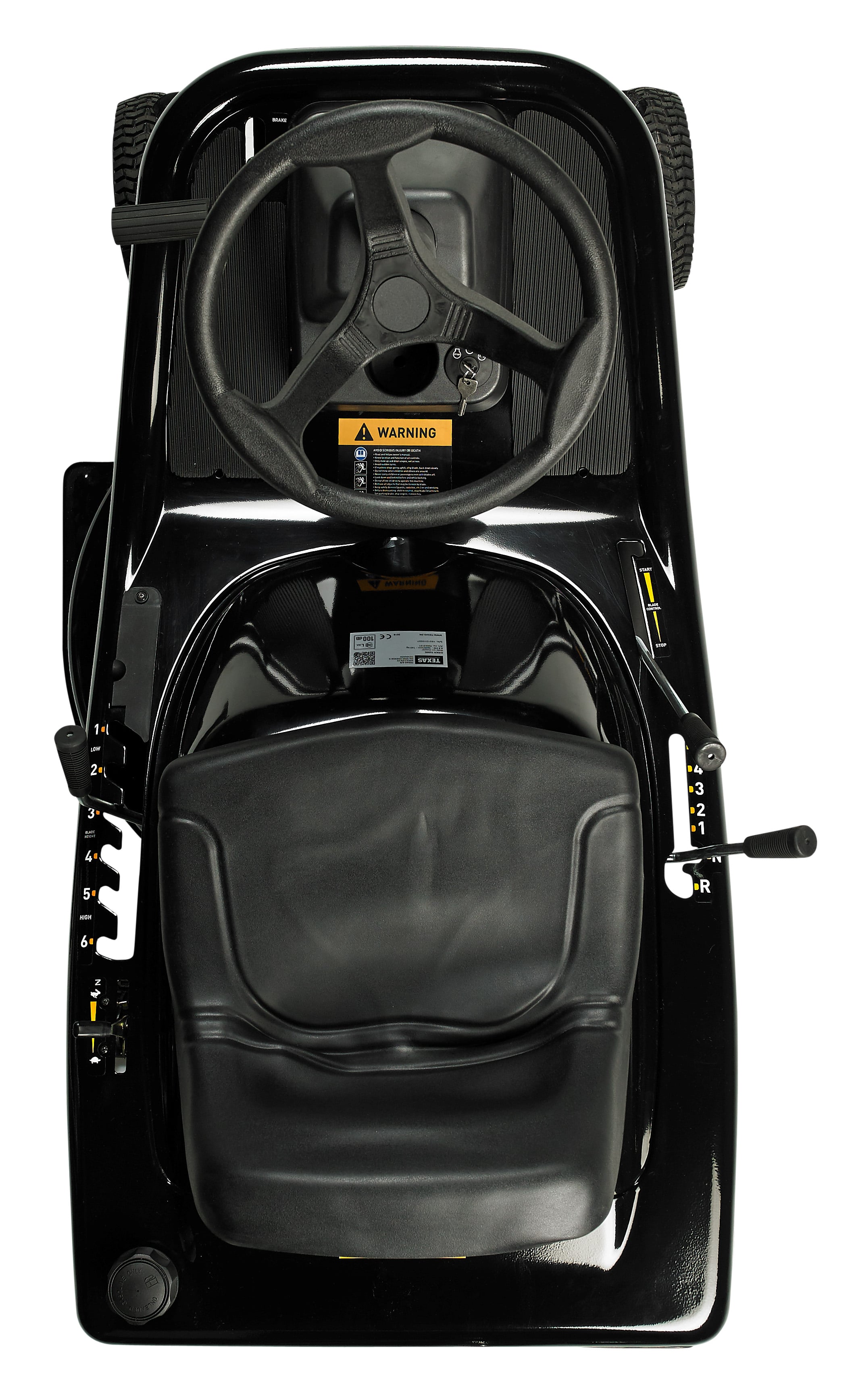 Masini de tuns gazon - Texas Rider 7600E tractoras pentru tuns gazonul 3 in 1, 12CP, benzina, latime taiere 760mm, inaltime taiere 30-76mm, sac colector 170l, pornire electrica