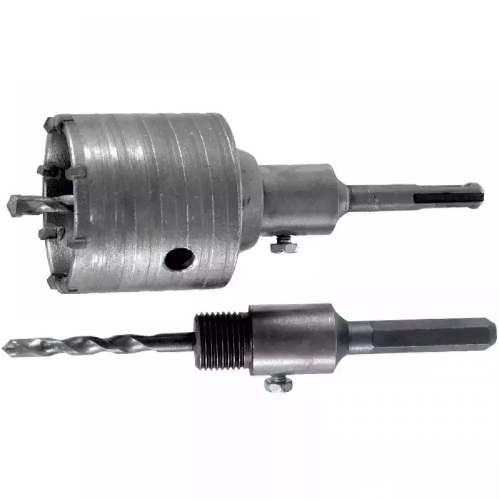 Import - Dedra Carota tip carbura cu adaptor SDS Plus si tija Hex, 80x55mm