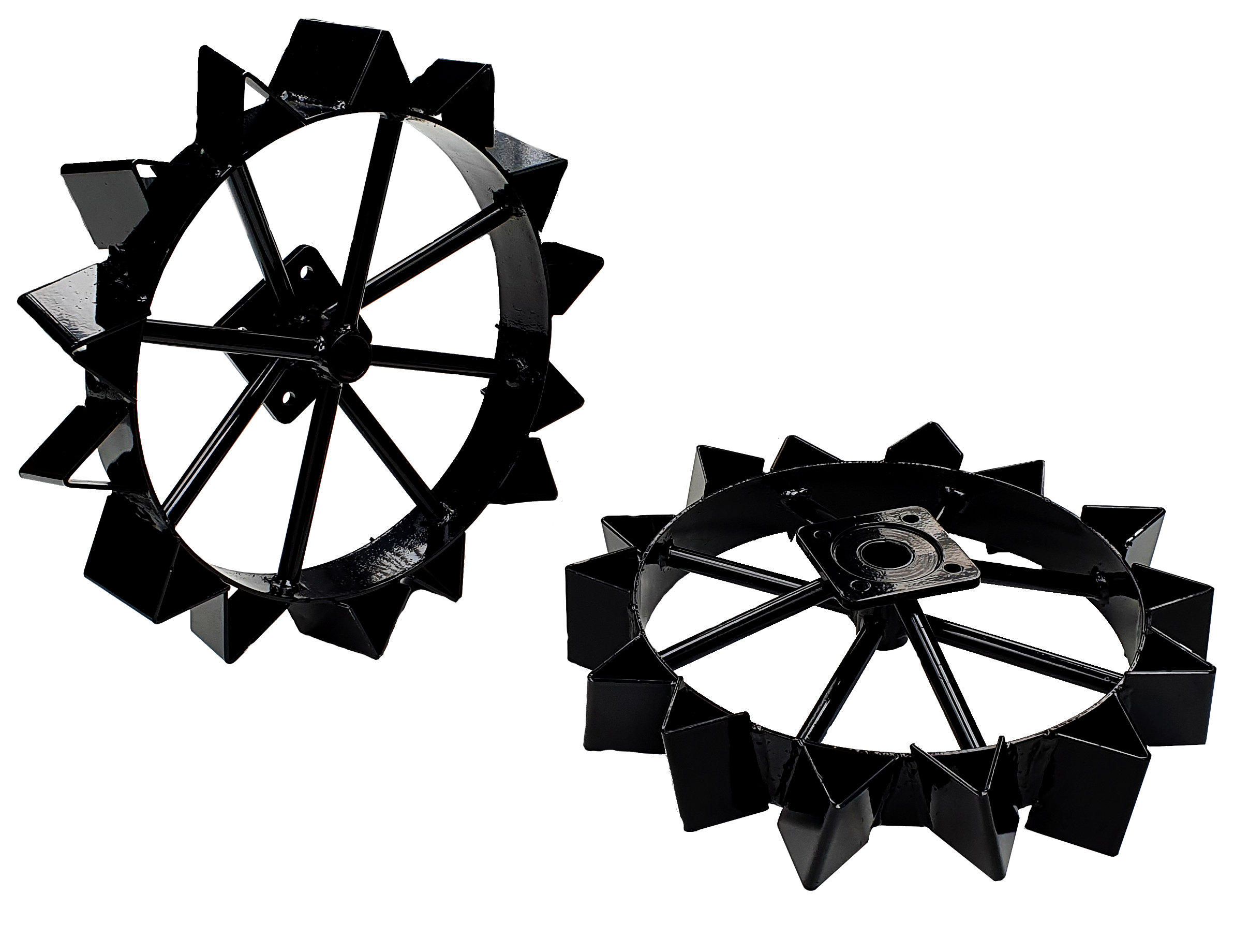 Accesorii utilaje agricole - Progarden RM47 set 2 roti metalice 475x30x115mm, accesoriu motocultoare seria Campo U