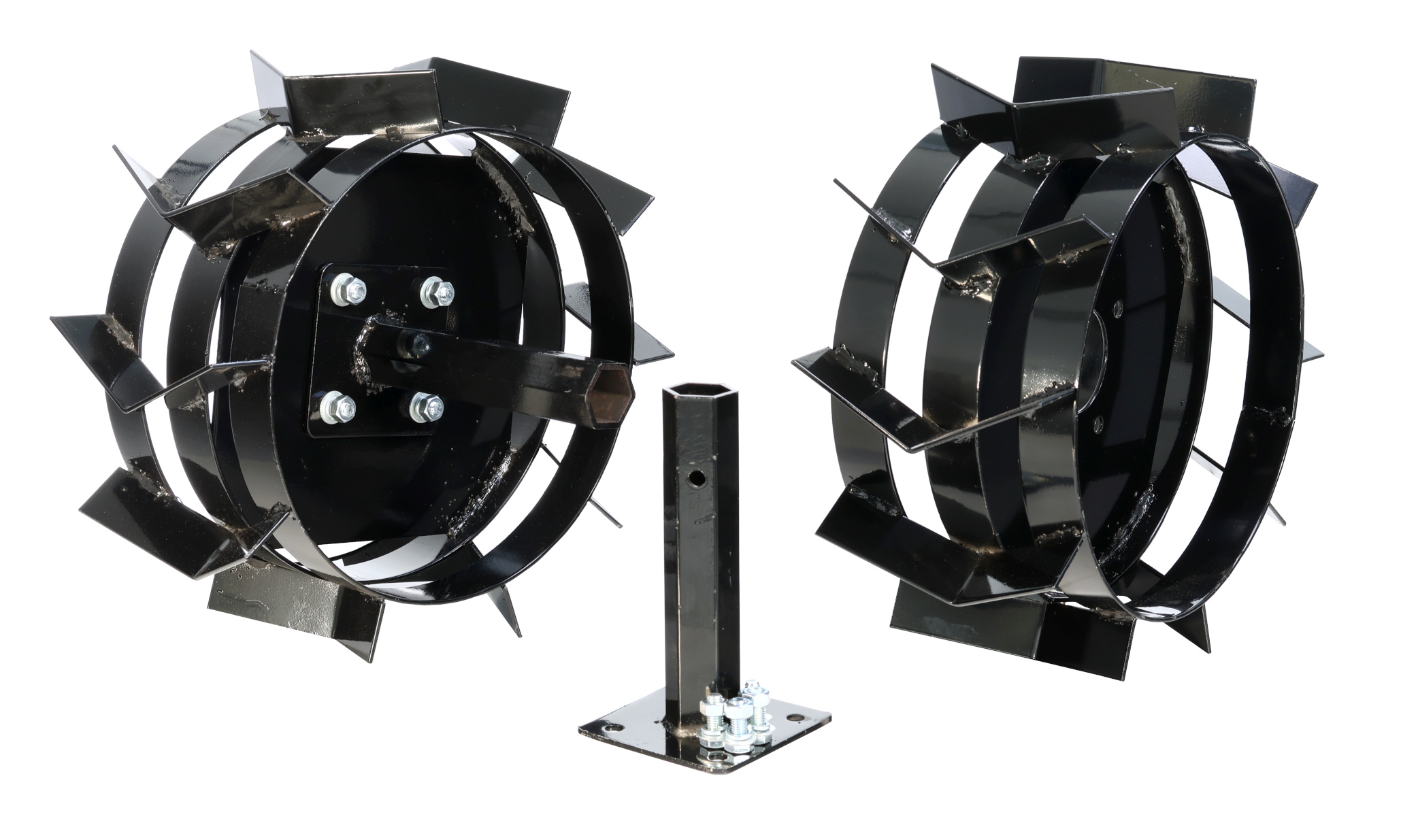 Import - ProGARDEN Set 2 roti metalice 400x8 cu manicot 32mm