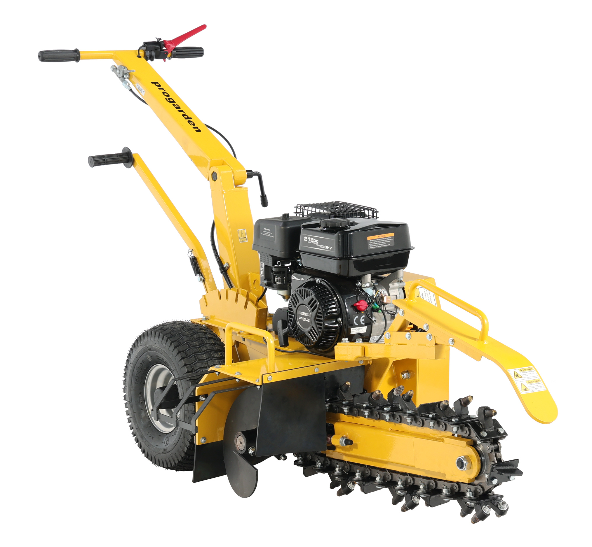 Motoburghie - ProGARDEN MSS450 Masina de sapat santuri, 7CP, benzina 450mm