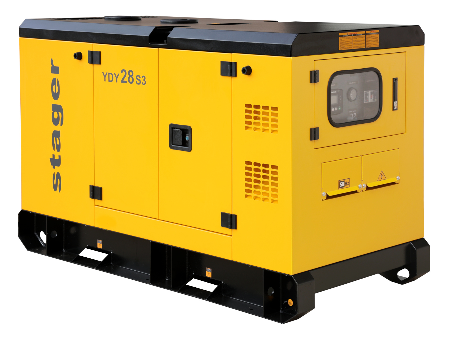 Generatoare industriale - Stager YDY28S3 Generator insonorizat 28kVA, 36A, 1500rpm, trifazat, diesel