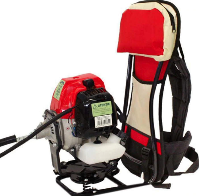 Set Motocoasa tip rucsac Micul Fermier BC430KF 4.76CP, + Cultivator [9]