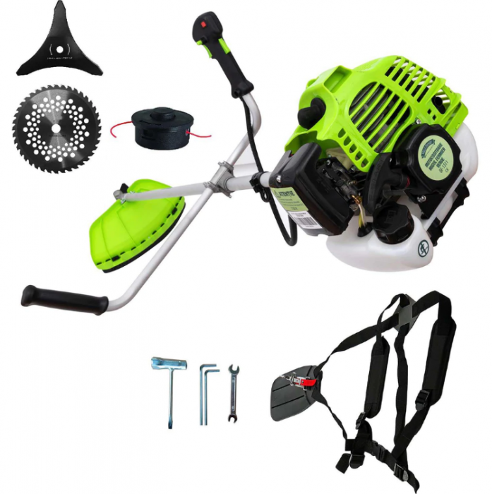 Set Motocoasa Micul Fermier GF-1311, 3.4CP + Prasitoare + Cultivator, model nou [7]