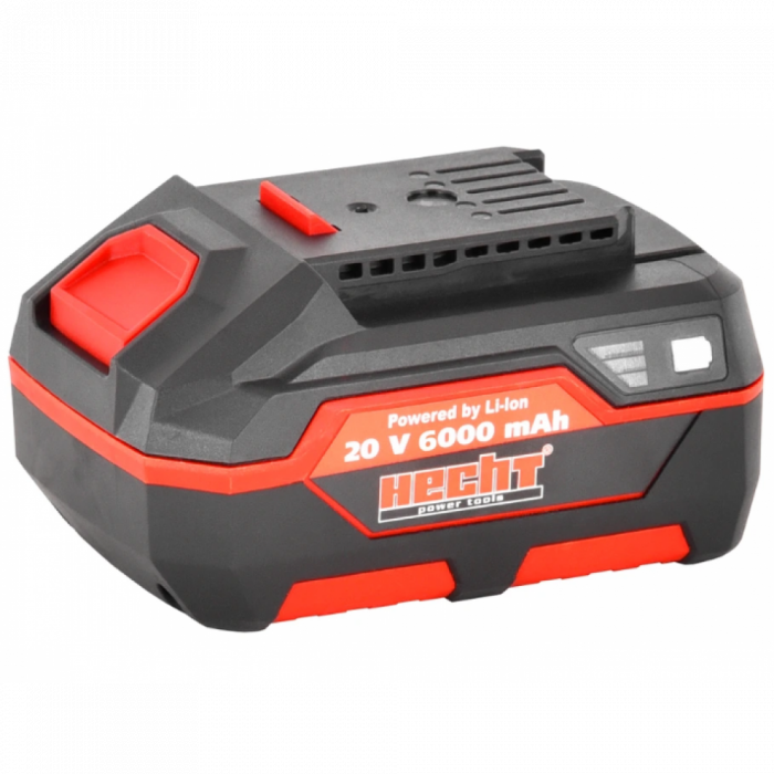 Acumulator Li-Ion HECHT 001289BX, 20 V, capacitate 6 Ah, pentru masinile electrice Hecht [1]