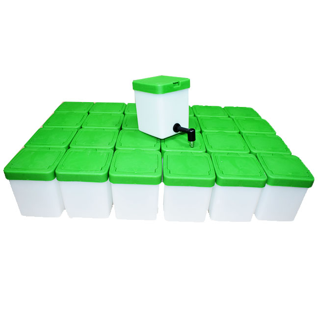 Adapatoare iepuri 0.5L niplu metalic (set 24 buc) [4]
