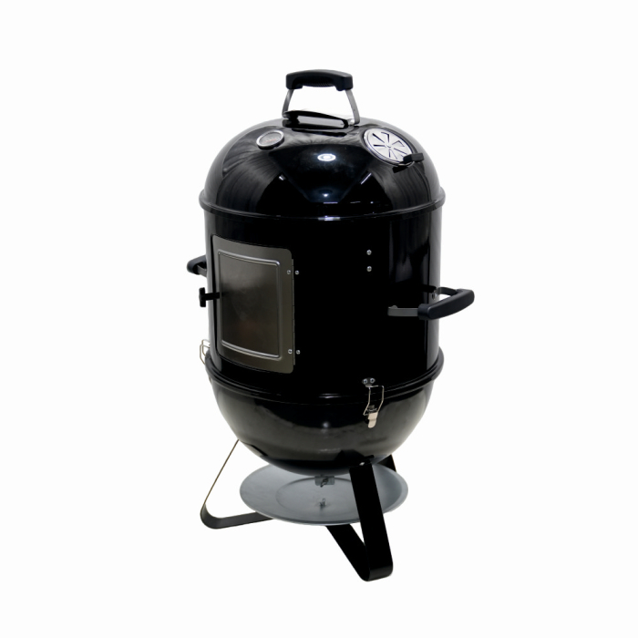 Afumatoare cu gratar pe carbuni KLUGMEISTER KY8560LD, material otel, diametru gratar 44 cm, dimensini 62x49x96 cm [2]