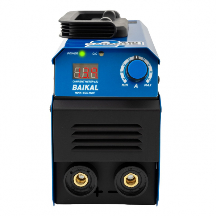 Aparat de sudură inverter BAIKAL MMA-305 Mini – 305A, portabil, funcții Hot Start/Arc Force/Anti Stick, electrozi Ø 1.6–5 mm [4]