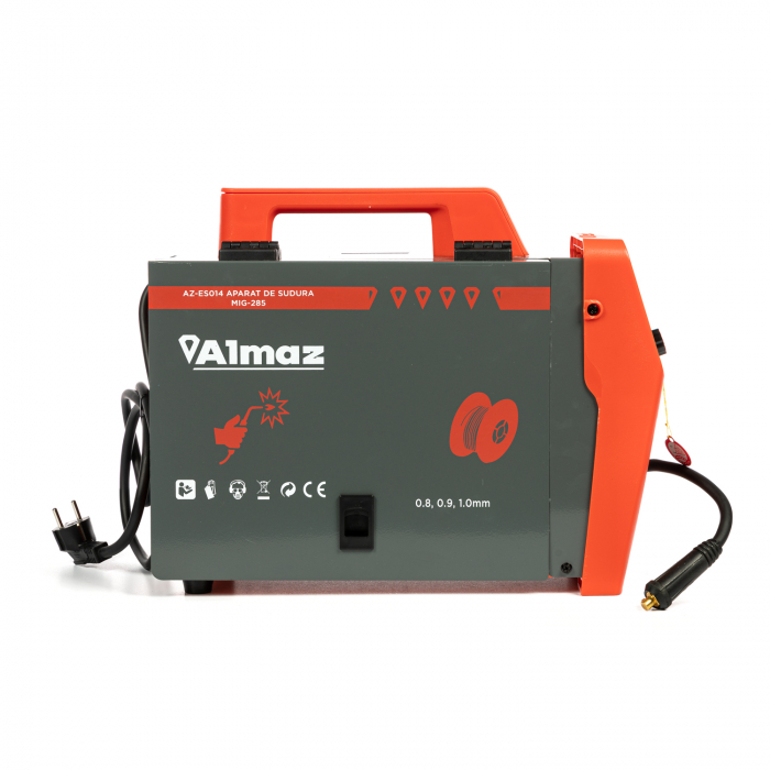 Aparat de sudura cu sarma MIG+MMA, Almaz AZ-ES014, MIG-285, MIG+MMA, 285A, diametru electrod 1.6 - 3.2mm [2]