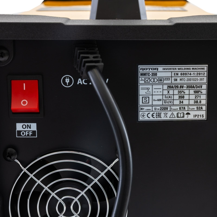 Aparat Sudură ROTOR MMTC-350 4 în 1 MIG, MMA, TIG și CUT Plasmă 350A, Echipare Completă [10]