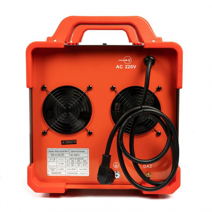 Aparat de sudura TIG / MMA WSME-200, 200A Almaz AZ-ES017, diametru electrod 1.6 - 4mm [5]