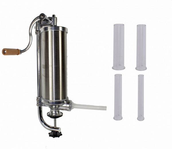 Aparat vertical de umplut carnati Elefant KY-2005C , inox alimentar, 4 palnii, 2.5Kg [2]