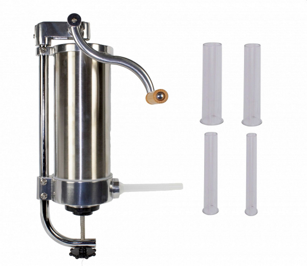 Aparat vertical de umplut carnati Elefant KY-2006C , inox alimentar, 4 palnii, 3Kg [2]