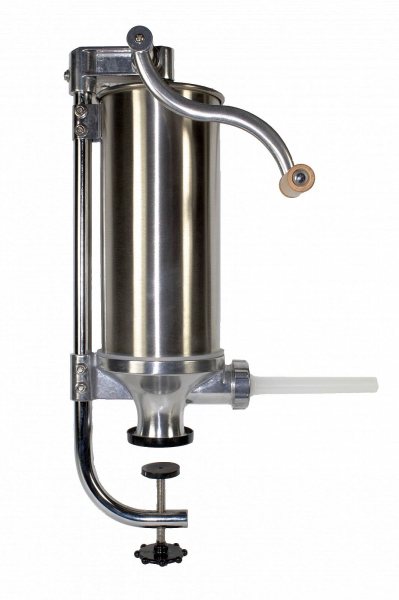 Aparat vertical de umplut carnati Elefant KY-2008CB , inox alimentar, 4 palnii, 4Kg [3]