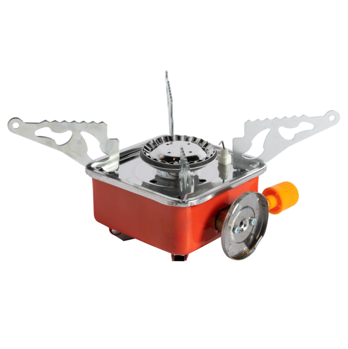 Aragaz camping Micul Fermier, putere termica 2.8 kW, aprindere piezo-electrica, compatibil rezerva gaz spray, 95*95mm [6]