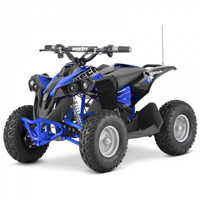 ATV electric Hecht 51060 blue acumulator 36 v 12 ah viteza maxima 35 km h albastru capacitate max 70 kg [2]
