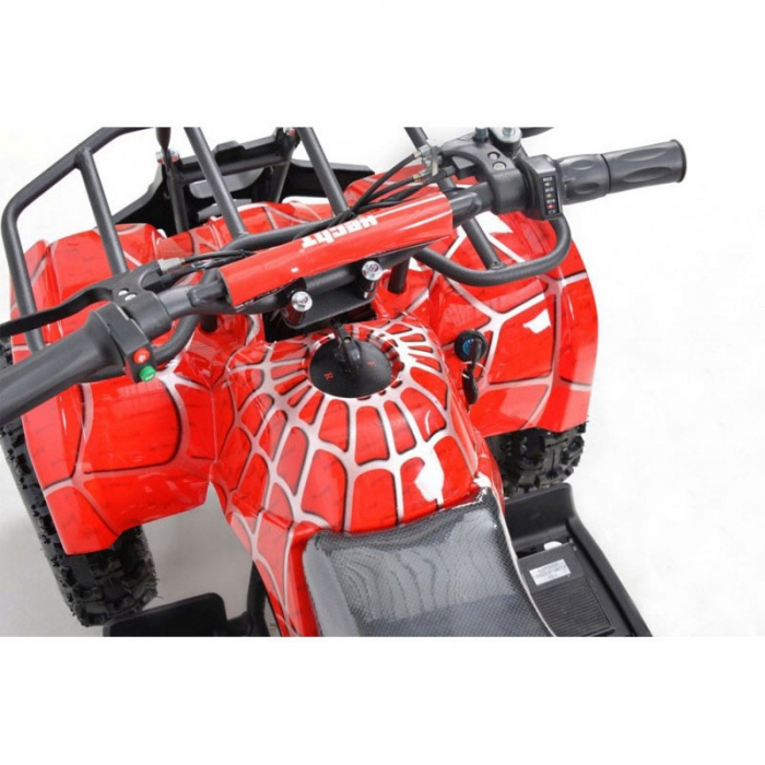 ATV electric pentru copii Hecht 56800 800 w 20 km h capacitate 60 kg display digital rosu [11]