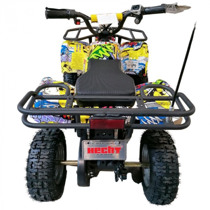 ATV electric pentru copii Hecht 56800 comic 800 w 20 km h capacitate 60 kg display digital [4]
