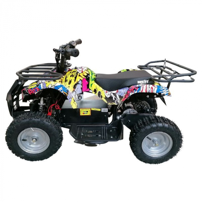 ATV electric pentru copii Hecht 56800 comic 800 w 20 km h capacitate 60 kg display digital [3]