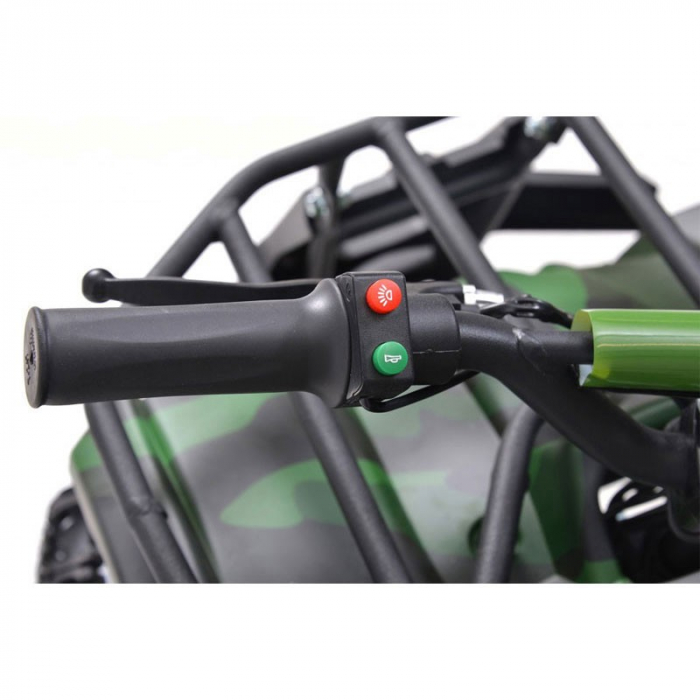 ATV electric pentru copii Hecht 56801 800 w 20 km h capacitate 60 kg display digital verde [4]