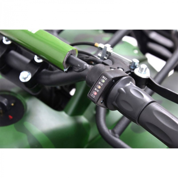 ATV electric pentru copii Hecht 56801 800 w 20 km h capacitate 60 kg display digital verde [2]