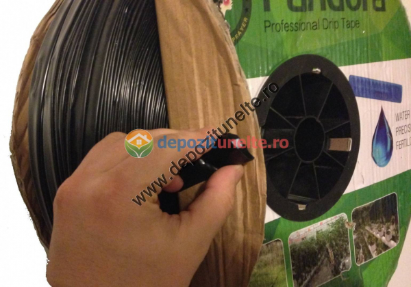 Banda picurare profesionala 1000m/rola, 3 litri/h, distanta orificii de picurare 20cm GF-1002 [2]