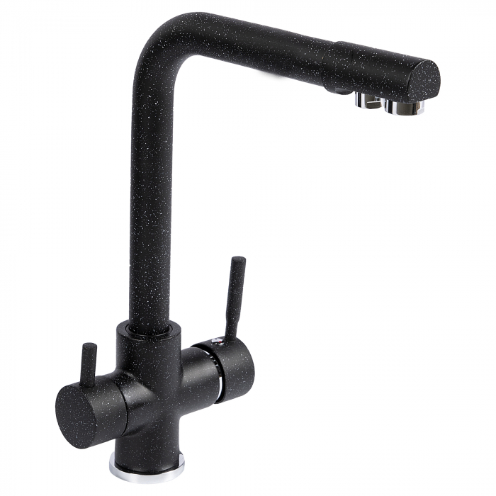 GF-2250 Baterie 3 cai pentru filtru apa, osmoza inversa, neagra [4]