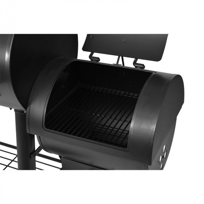Gratar de gradina HECHT Sentinel, Bbq grill, din otel, pe carbune, rezistent la temperaturi inalte, dimensiuni 115x65x133 cm [6]