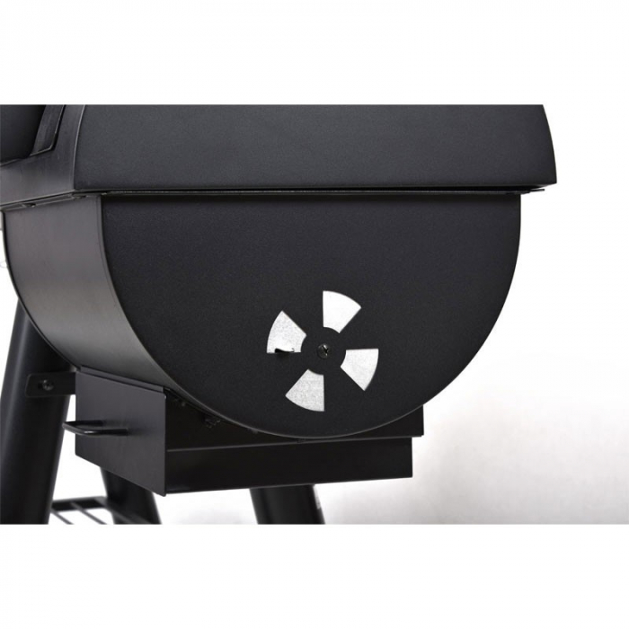 Gratar de gradina HECHT Sentinel, Bbq grill, din otel, pe carbune, rezistent la temperaturi inalte, dimensiuni 115x65x133 cm [3]