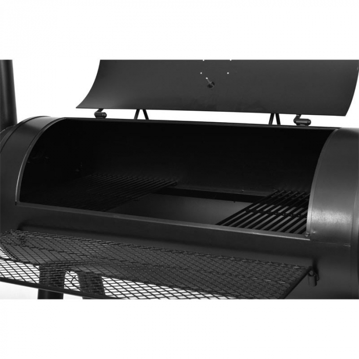 Gratar de gradina HECHT Sentinel, Bbq grill, din otel, pe carbune, rezistent la temperaturi inalte, dimensiuni 115x65x133 cm [8]