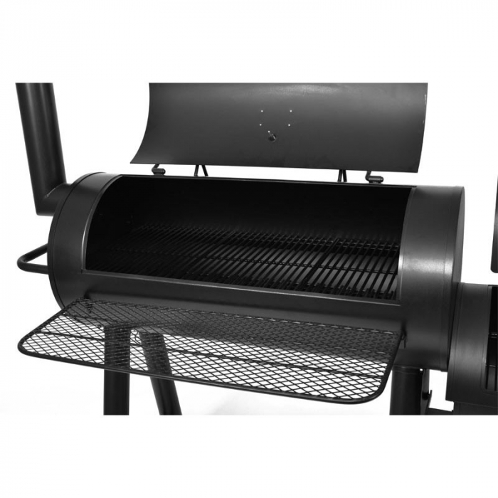 Gratar de gradina HECHT Sentinel, Bbq grill, din otel, pe carbune, rezistent la temperaturi inalte, dimensiuni 115x65x133 cm [7]