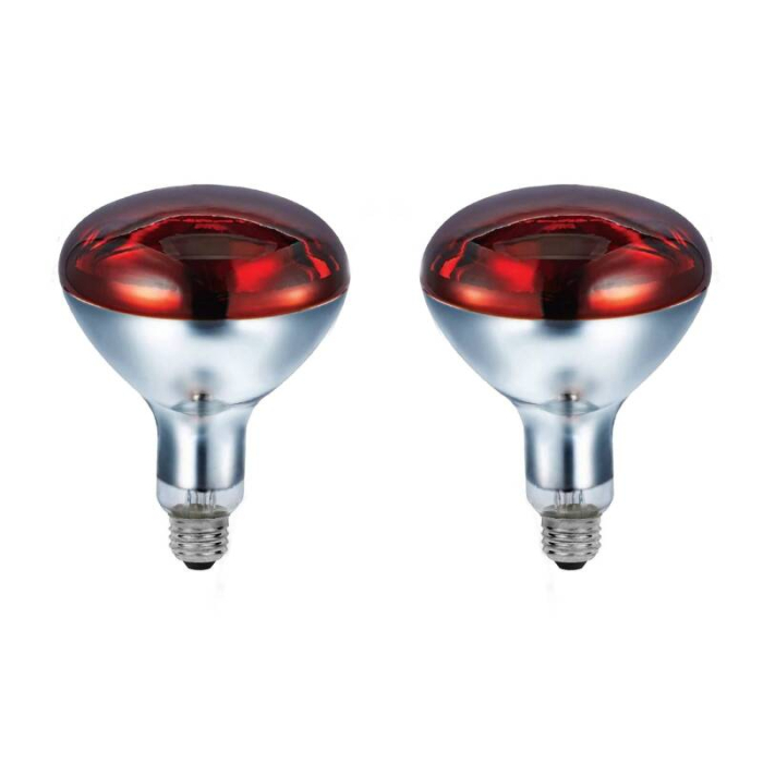 Bec infraroșu 200W cu vârf roșu închis – căldură instantanee pentru pui și animale tinere, eficiență termică peste 90%, compatibil cu lămpi E27 [5]